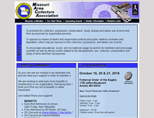 Tablet Screenshot of missouriarmscollectorsassociation.com